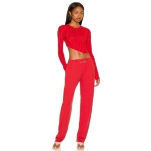 New SAMI MIRO VINTAGE Safety Pin Sweatpants Celebrity Favorite viral Jog…